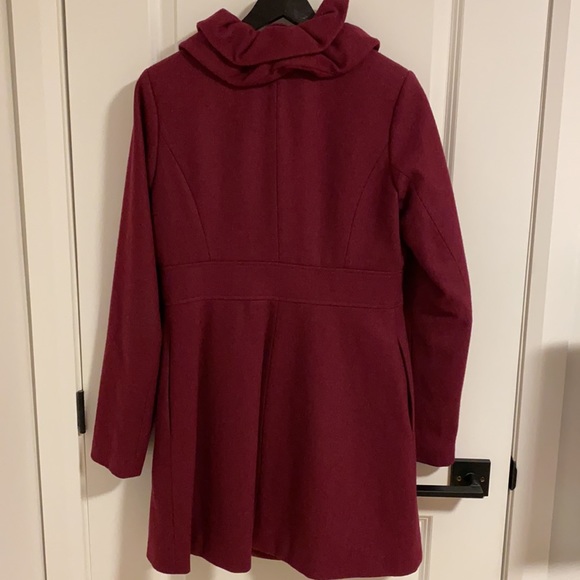 RW&Co Dark Pink Wool Coat - Picture 2 of 5